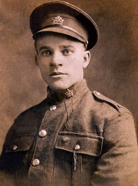 WW 1 soldier after restoration